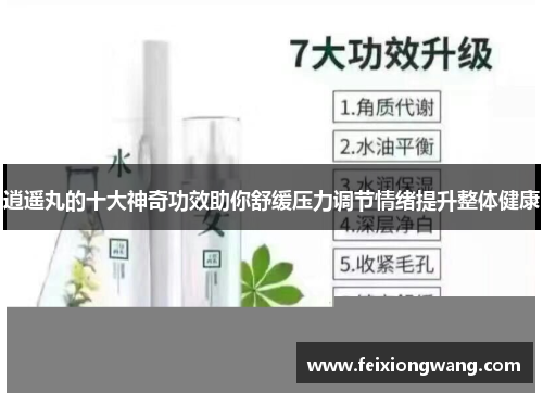 逍遥丸的十大神奇功效助你舒缓压力调节情绪提升整体健康